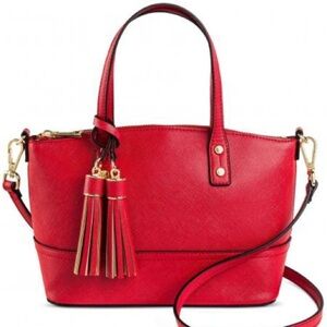 merona red purse